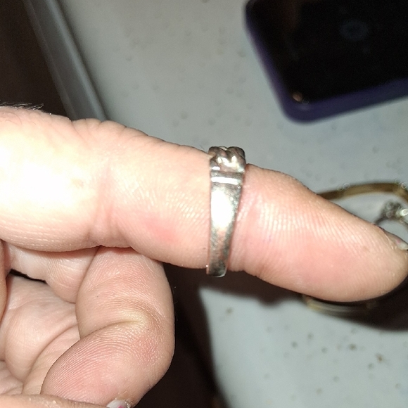 Silver Chain Ring - Picture 2 of 6